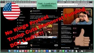 No Kings Protests,  Rogan Sours on Immigration, DOJ Lies?  | The Cameron Journal Newshour
