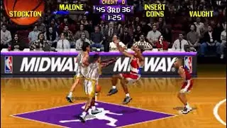 Utah Jazz vs. LA Clippers (4K) - NBA Hangtime (Arcade)