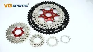 VG Sports 8/9/10/11/12 Speed Aluminum Cassette