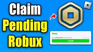 How To Claim Pending Robux To Your Roblox Account