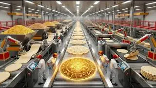Inside a Tortilla Factory: From Corn & Wheat Flour to Soft Tortilla Wraps | Full Process