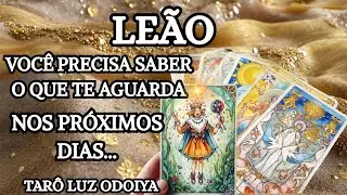 LEÃO♌ UMA CONVERSA DECISIVA ACONTECE… DEPOIS DISSO, NADA SERÁ COMO ANTES — E SERÁ PARA MELHOR...