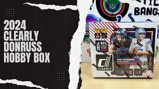 2024 Panini Clearly Donruss Football Hobby Box Opening