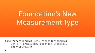 Foundation's New Measurement Type