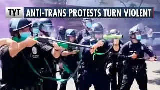 Police Response Sparks Chaos at Anti-Trans Protest