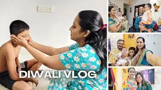 Celebrating Diwali 2025 | Lights, Laughter & Love ✨️ Ishvik 1st Diwali ❤️