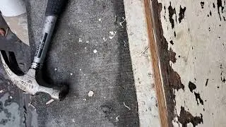 Restoration: 100 years old door 🚪 frame in europe 