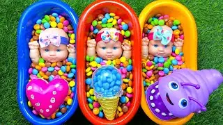 Live | ASMR Trộn Kẹo Vui Nhộn C&ugrave;ng B&uacute;p B&ecirc; 😀| Funny Candy Mixing with Dolls | Magical Transformation