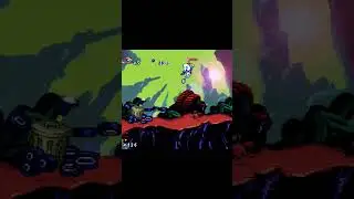 Earthworm Jim First Miniboss SNES Walkthrough #shorts #trending #nintendo #snes