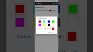 Forms in HTML || colour picker