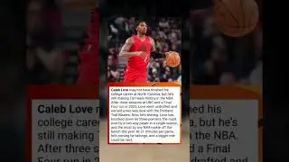 Caleb Love Makes NBA History: From Undrafted to Three-Point King