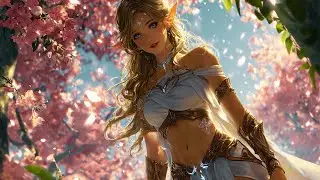 Windy Lands 🌬️✨ High Elf Alleria&rsquo;s Journey | Lofi & Ambient Elven Fantasy Healing Music 🌿🎶