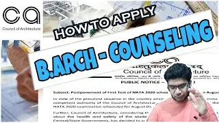 How to apply for B.Arch counseling ? / cut off ? |Lingesh Ashwin | Architecture Tamil|
