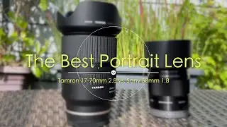 Do you really need a prime lens for portraits? I Tamron 17-70 mm 2.8 vs. Sony 50mm 1.8 I 4K