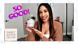 SWEET WATER DECOR CANDLE HAUL || REVIEW & FIRST IMPRESSIONS | JENIFER LARSON
