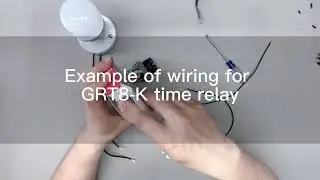 How to wire a digital setting time relay?