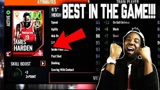 100 OVR MOBILE MASTER JAMES HARDEN GAMEPLAY!!! BEST CARD IN NBA LIVE MOBILE 18!!!