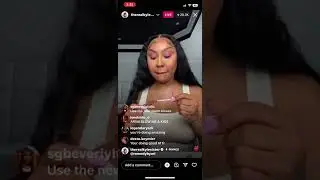 Ari Ig live - gives tips on makeup + more