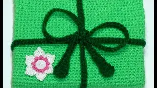 Libro Envuelto para Regalo de Ganchillo (Parte 1)