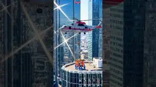 Executing the impossible: Precision logistics #helicopterlift #skycrane #precision #shorts #fyp