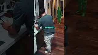 This Boy Thought a Green Screen Suit Could Make Him Invisible 😳