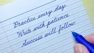 Cursive Writing Quote 32 | Cursive Handwriting Practice | Cursive Letters | How to write in cursive