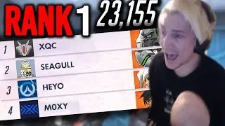 xQc RANK 1 IN NEW EVENT STORM RISING ft. Seagull, Moxy, Heyo | xQcOW