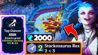 2000 MOVE SPEED JINX: God-Tier Kiting Build (Stackosaurus Rex + Tap Dancer) | ARAM Mayhem