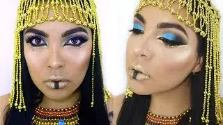 MAQUILLAJE DE CLEOPATRA PARA HALLOWEEN⎢CLEOPATRA MAKEUP TUTORIAL⎢DAY ARVIZU♡