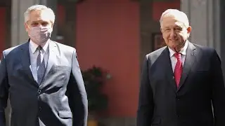 Ceremonia de bienvenida al presidente de la República Argentina, Alberto Fernández