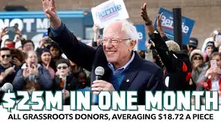 Bernie Raises More In January Than Any Candidate Raised Over 3-Months
