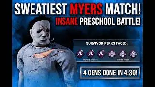 Sweaty Myers Match! Gen Speed Is INSANE | Dead by Daylight