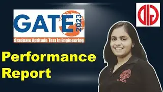 GATE 2023 Exam Result Performance Report Analysis