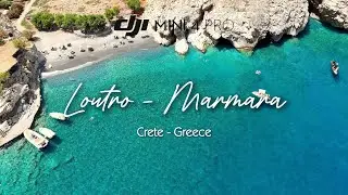 Loutro - Marmara Beach - Crete - Greece 2024 - DJI Mini 4 Pro Drone | 4K