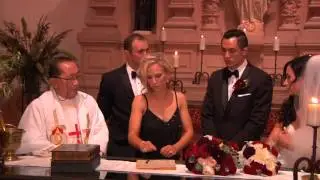 James & Megan Signing the Wedding License