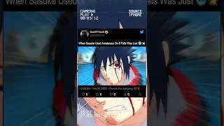 When Sasuke Used Amaterasu On 8 Tails Was Just 🥶💥 || #shorts #anime #naruto