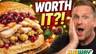 Subway Festive Turkey Sub Review 🎄🦃 | Worth the Holiday Hype?!