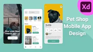 Pet Shop Mobile App UI Design