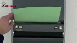 Rhin-O-Tuff 3250CL Electric Spiral Coil Binding Machine Demo