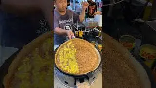 Mouth watering Food! Peanut Corn Pancake - Malaysian Street Food