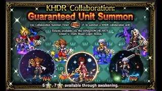 FFBE - Pulling for Kingdom Hearts III (Neo Vision)