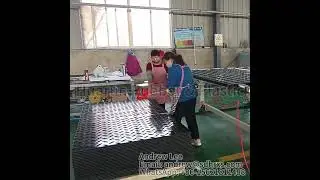 The Last Process of Production/Huarun/Ground Protection Mats/PE 300/PE 500/HDPE Sheets/PP Sheets