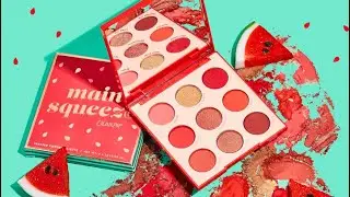 Main squeeze pallet review tryon, swatches GRWM featuring colourpops new birthday edition