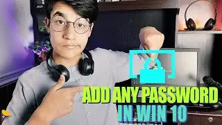 How to add any Password in windows 10 | Halim Tech