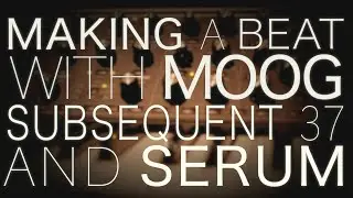 Making a beat in Ableton with Moog Subsequent 37 and Serum | Ableton Beat Making Workflow