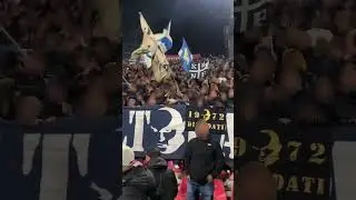 Bologna - Napoli 07/04/2025 Serie A  Atmosphere set by Napoli ultras in away sector #napoli #sscn