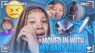 VLOGMAS DAY 9🎄 || I MOVED OUT AND MOVED IN WITH MY BABY FATHER✈️😃