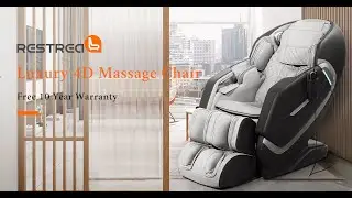 Restreal 4D Zero Gravity Massage Chair, With Heating & Full Body Airbags Massage