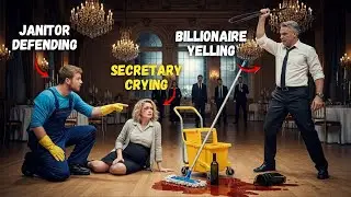 Billionaire Beats His Pregnant Secretary &mdash; Until Single Dad Janitor Fights Back | Emotional Story