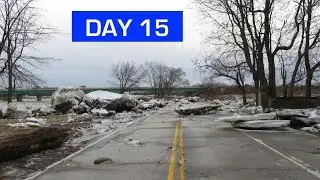 Side Cut Metropark Washed Away